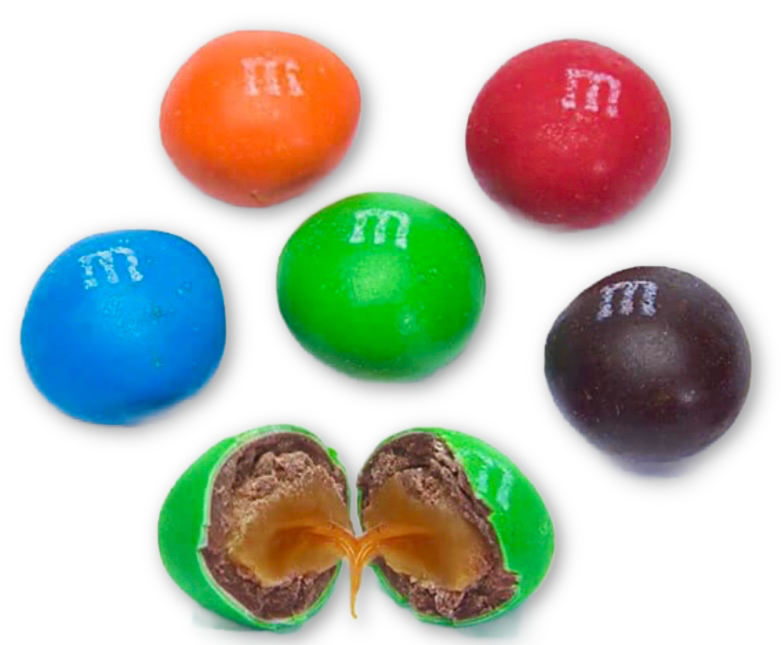 Freeze Dried Caramel Candy Coated Chocolates