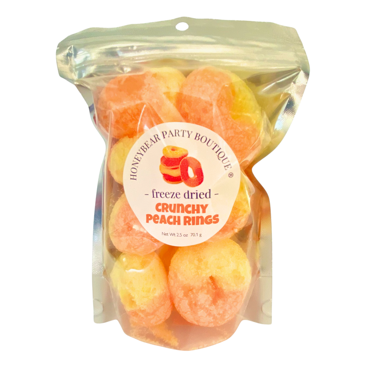 Freeze Dried Peach Rings
