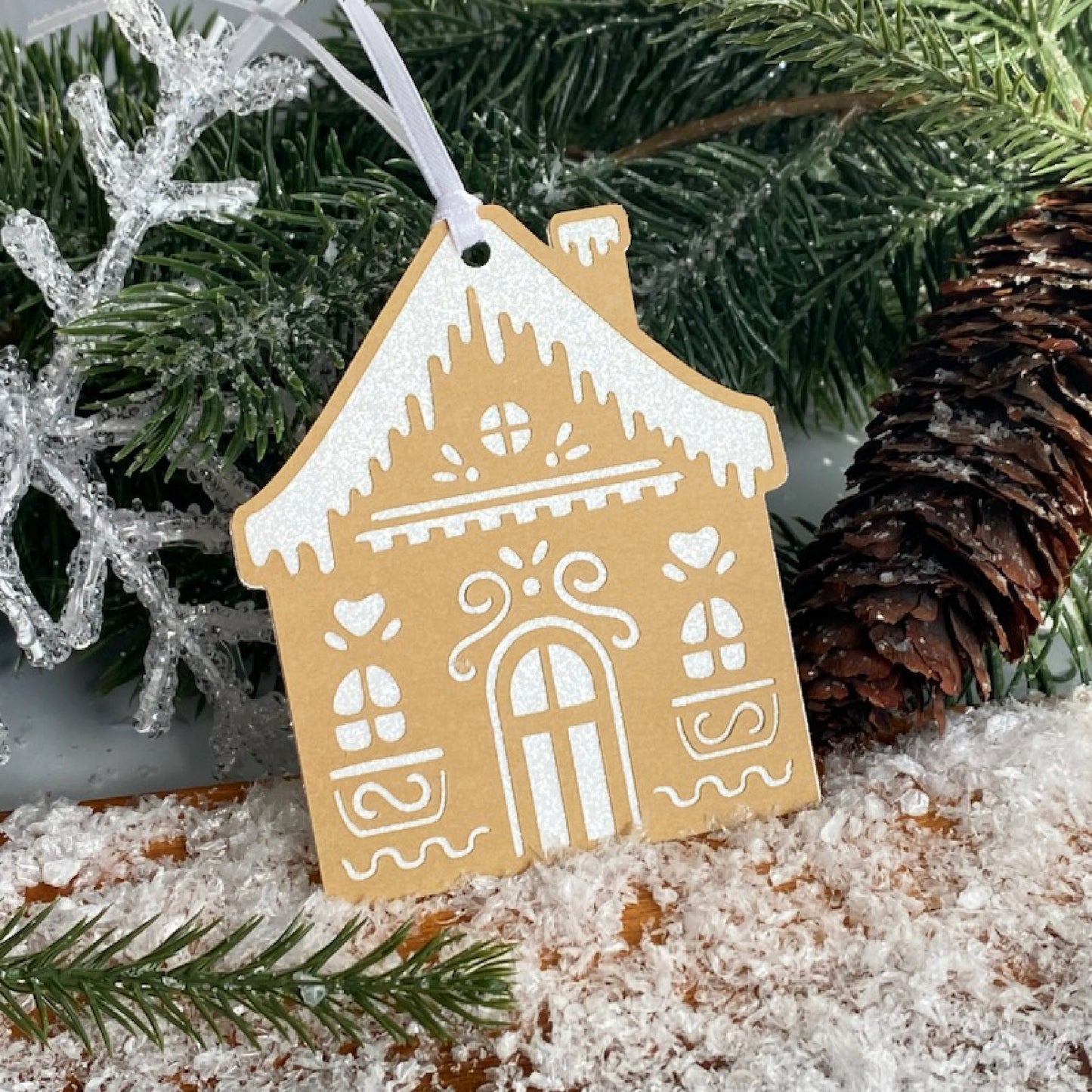 Gingerbread House Gift Tag - Set of 6