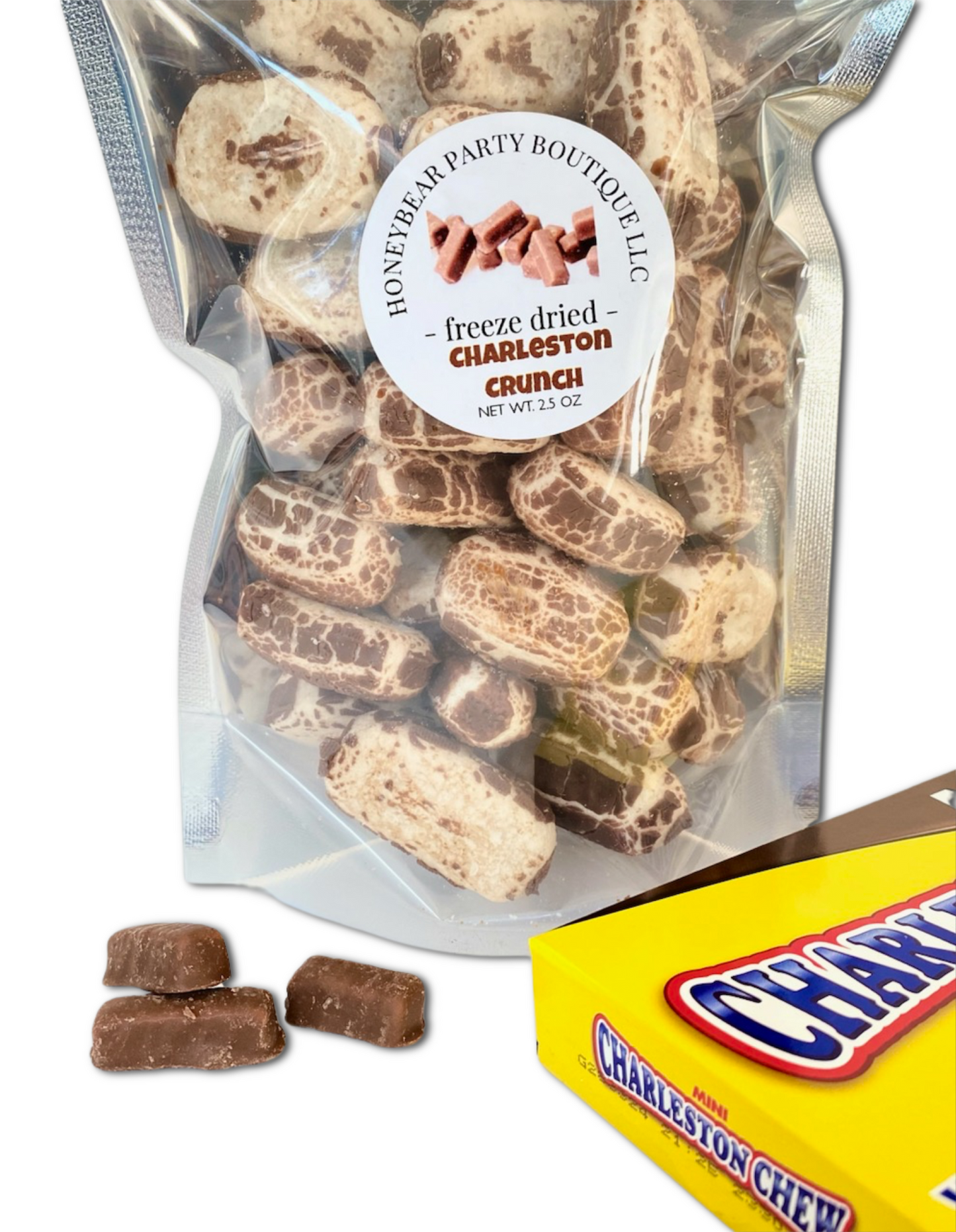 Freeze Dried Charlie Chew - Charleston Crunch Freeze Dried Candies - Freeze Dried Candy Chocolate Candy Bar