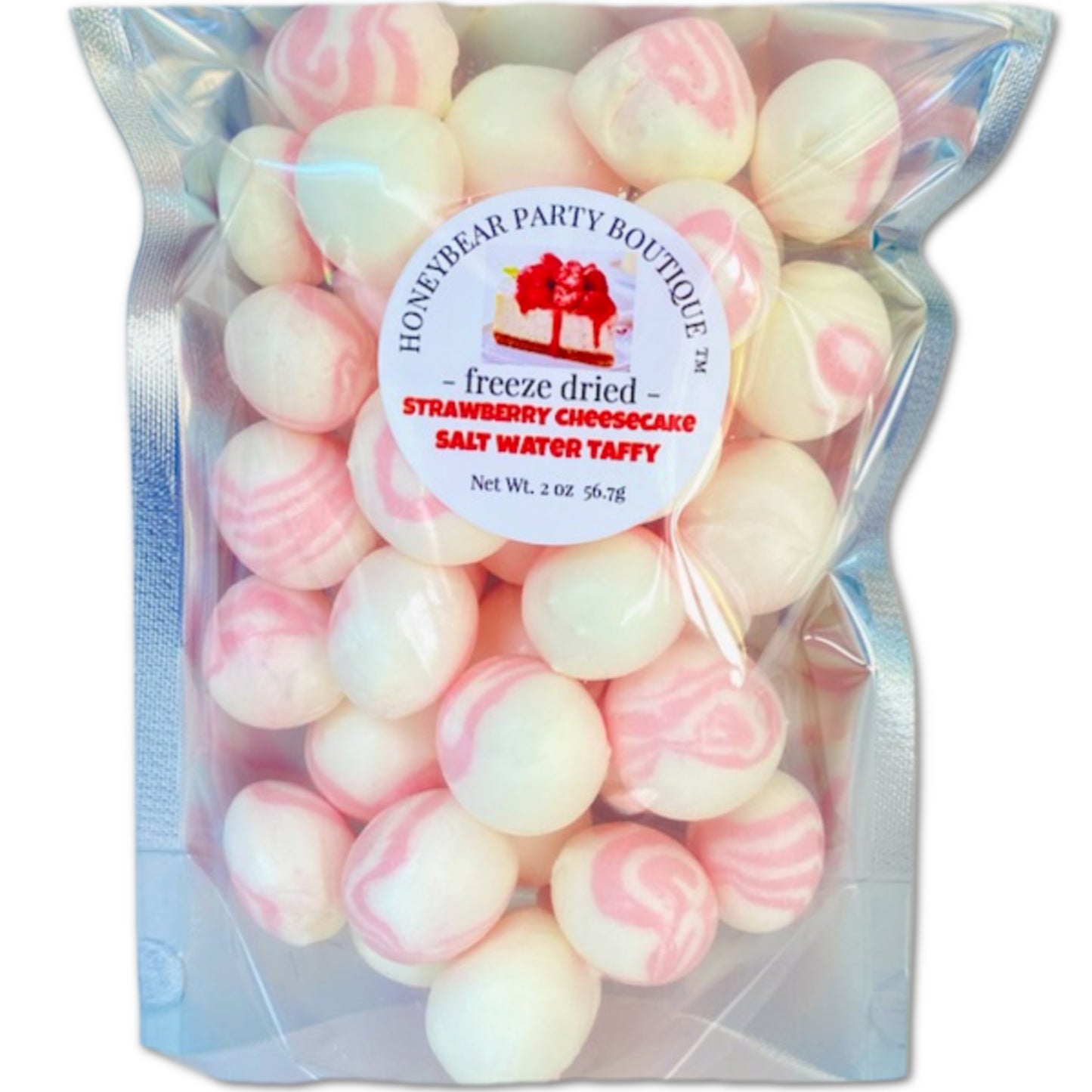 Freeze Dried STRAWBERRY CHEESECAKE Salt Water Taffy