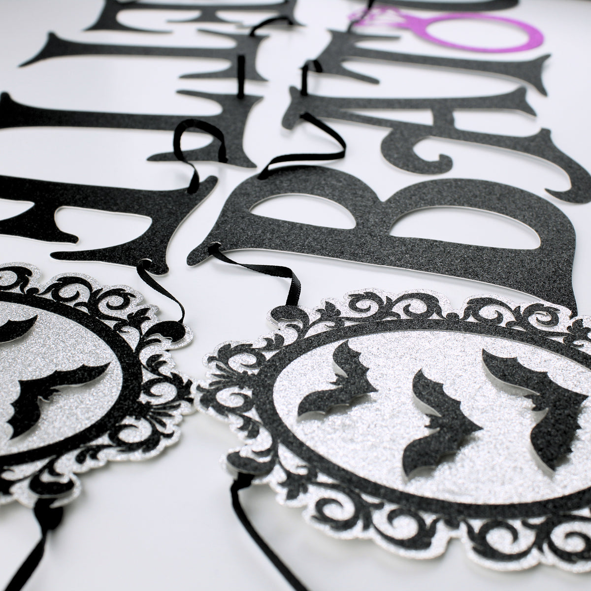 Custom BAT Themed Bachelorette Banner - Gothic Bride - Witch Party