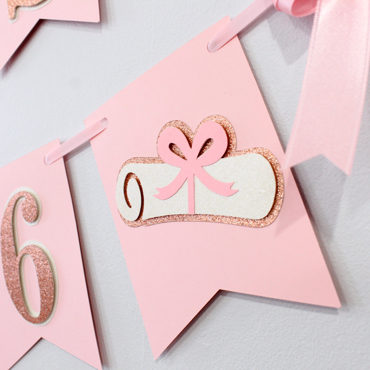 Class of 2027 Pink Graduation Banner