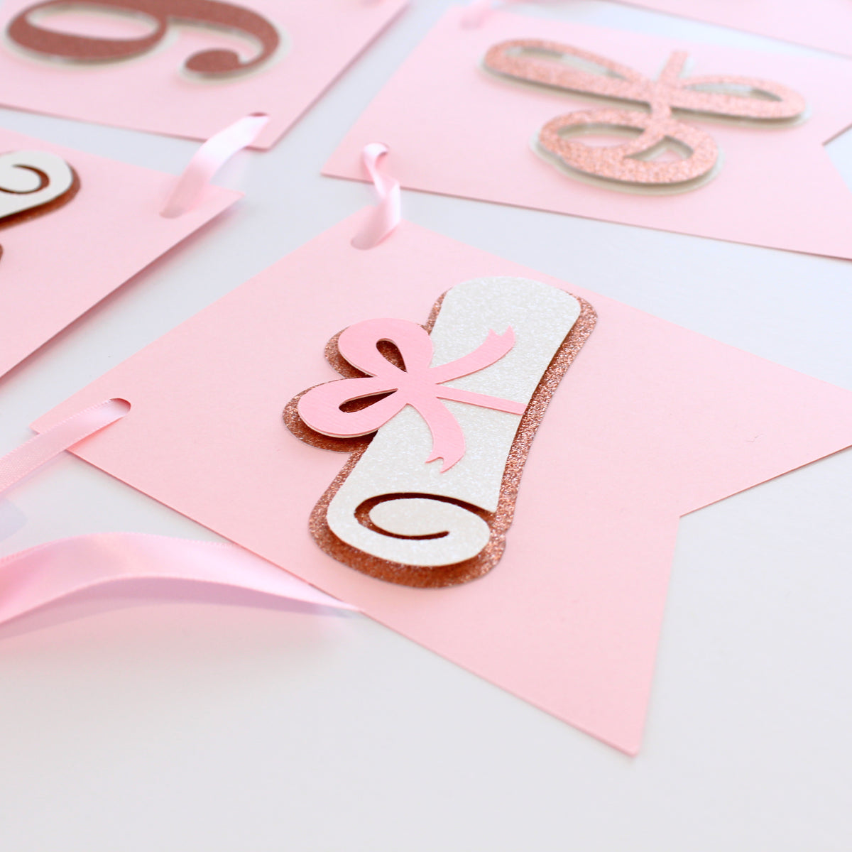 Class of 2027 Pink Graduation Banner