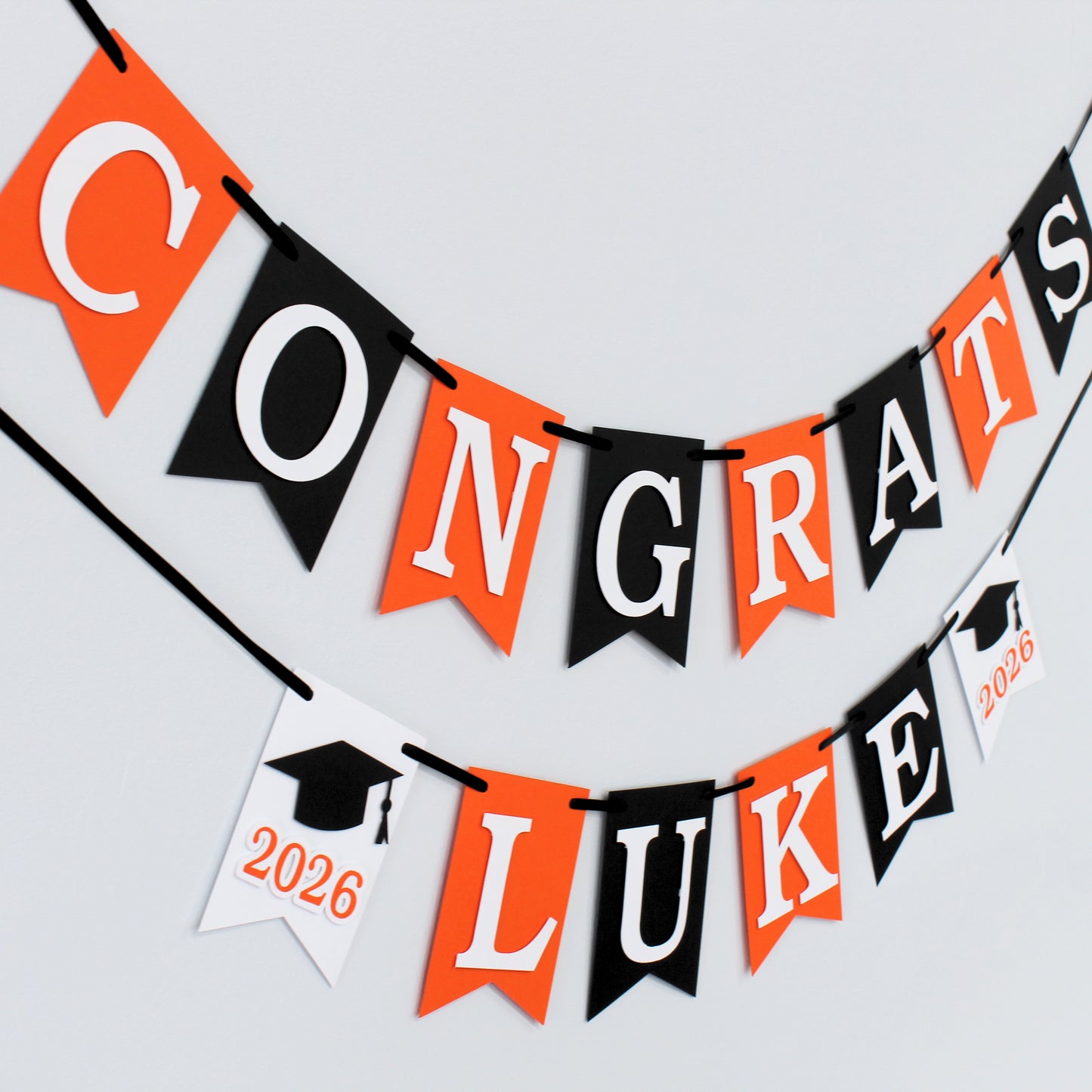 2026 Graduation Party Decorations - Custom Colors - Class of 2026 Banner - Name Banner