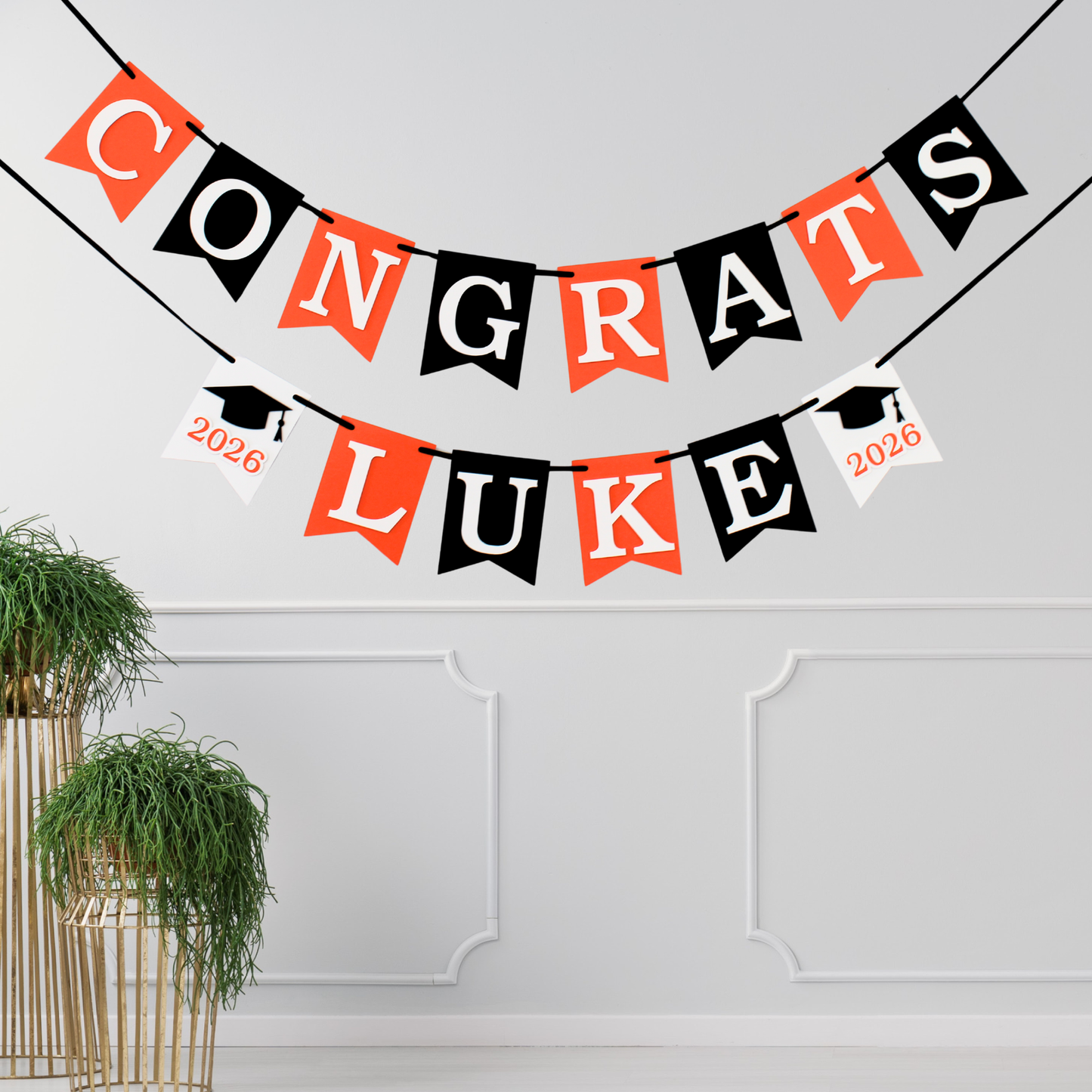 2026 Graduation Party Decorations - Custom Colors - Class of 2026 Banner - Name Banner