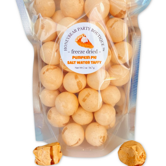 Freeze Dried Pumpkin Pie Salt Water Taffy - Freeze Dried Pumpkin Spice Candy